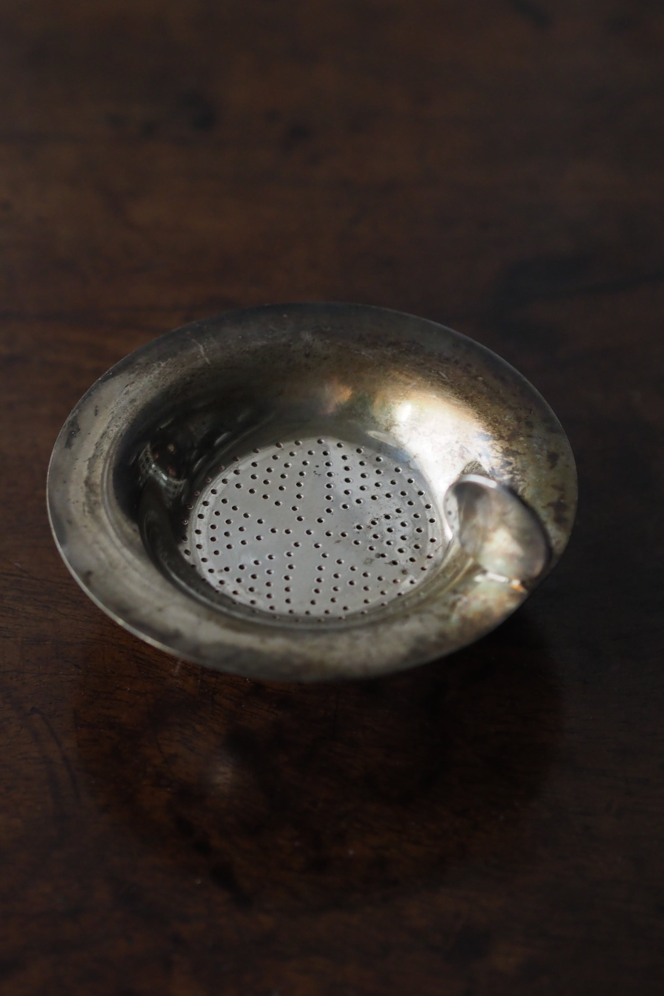スタンド型ティーストレーナー-vintage tea strainer | アンティーク
