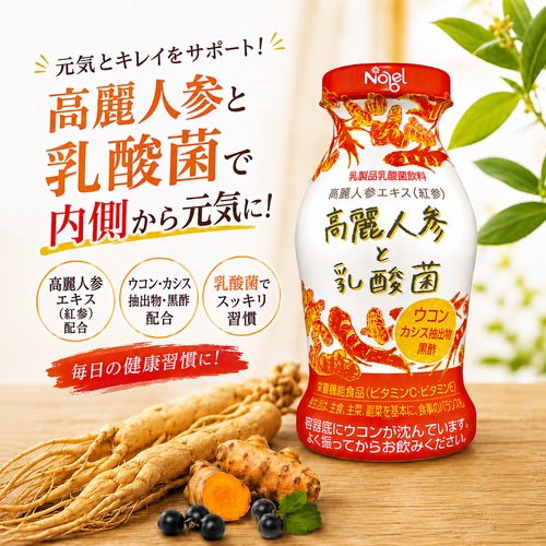 高麗人参と乳酸菌　12本入り