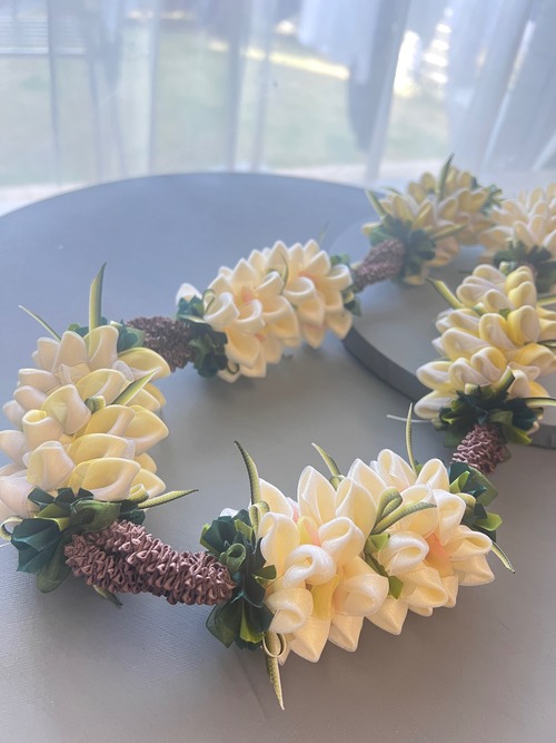 【キット】①プルメリア*レイアロヒ～ 光をまとうプルメリア～