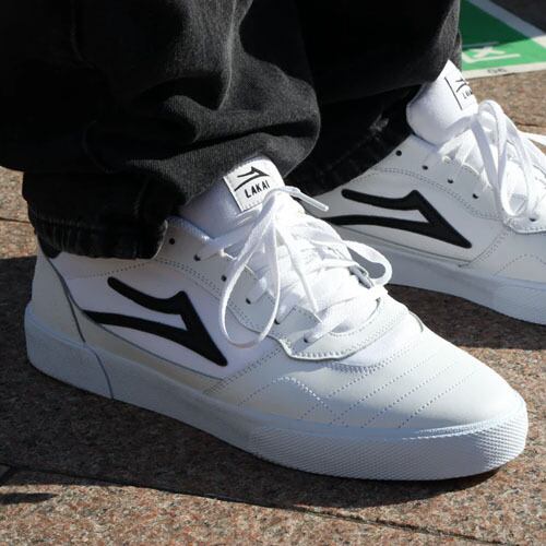 LAKAI CAMBRIDGE EVERGREEN ホワイト レザー ラカイ スニーカー
