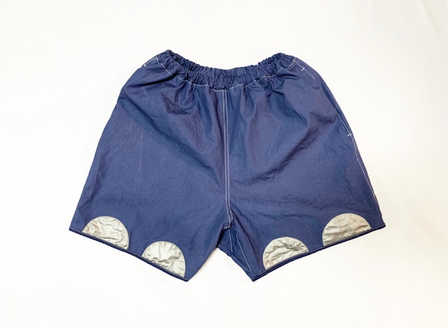 19SS カラフルネップパッチワークショートパンツ / Colorful nep patch work short pants 