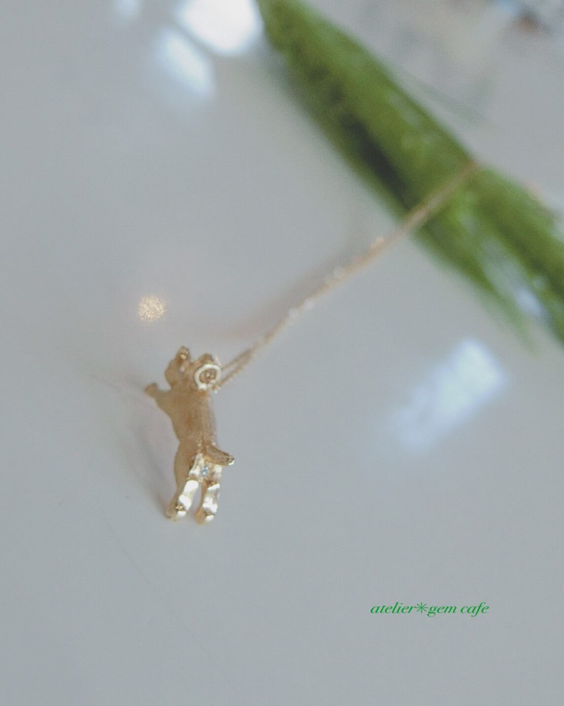 ニャンsK18(ゴールド)ネックレス