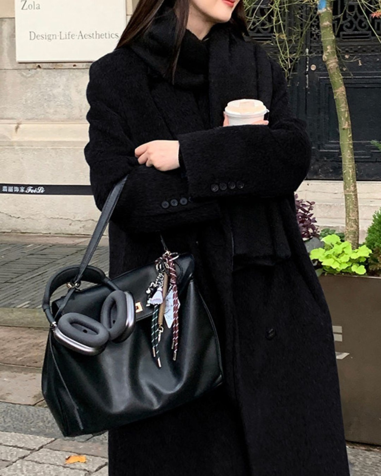 ミニマルウールロングコート 3color A0765 - 8