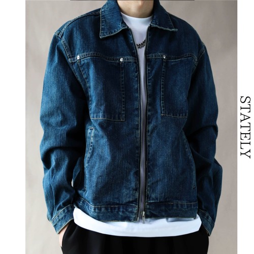Vintage Zip デニムジャケット_O29 画像