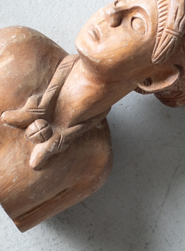unknown 1970s Philippine monkey pod object