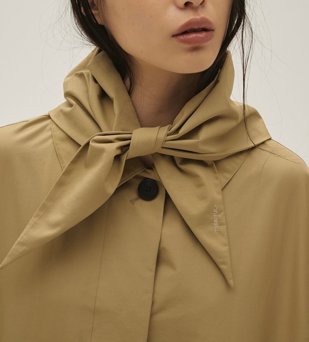 TODAYFUL／Soutiencollar Waterproof Coat | polne