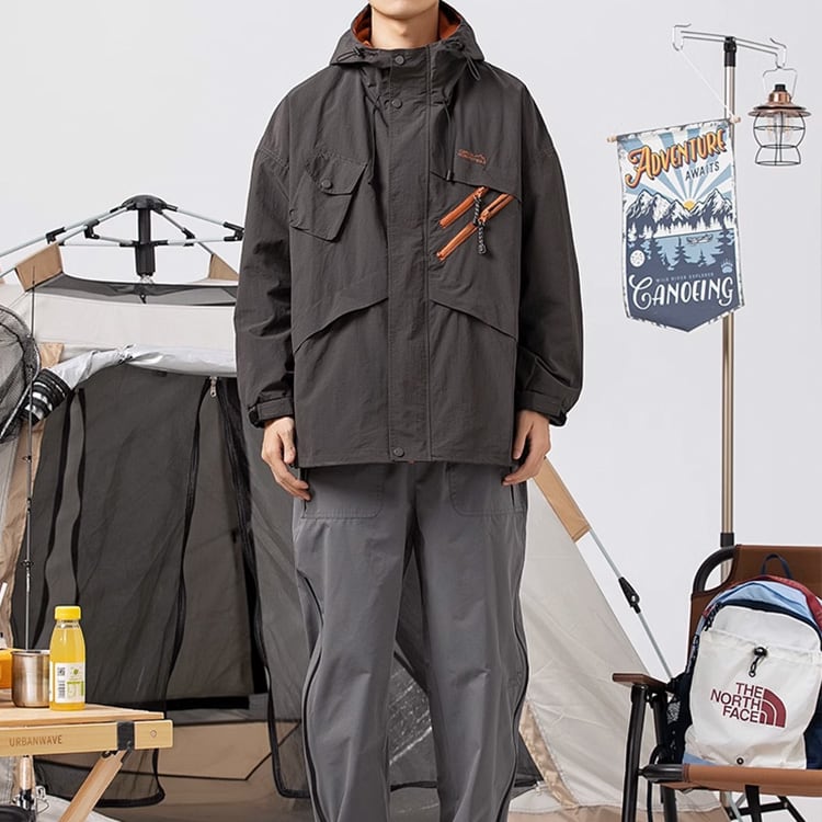 ★RETRO HOODED MOUNTAIN CASUAL JACKET　　　A0687