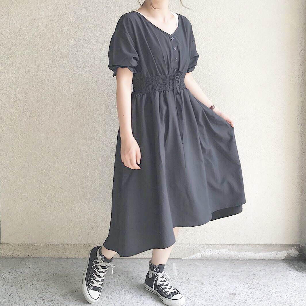 ウエストレースアップワンピース Chucolo