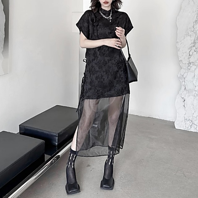 Chinese style docking dress C0278