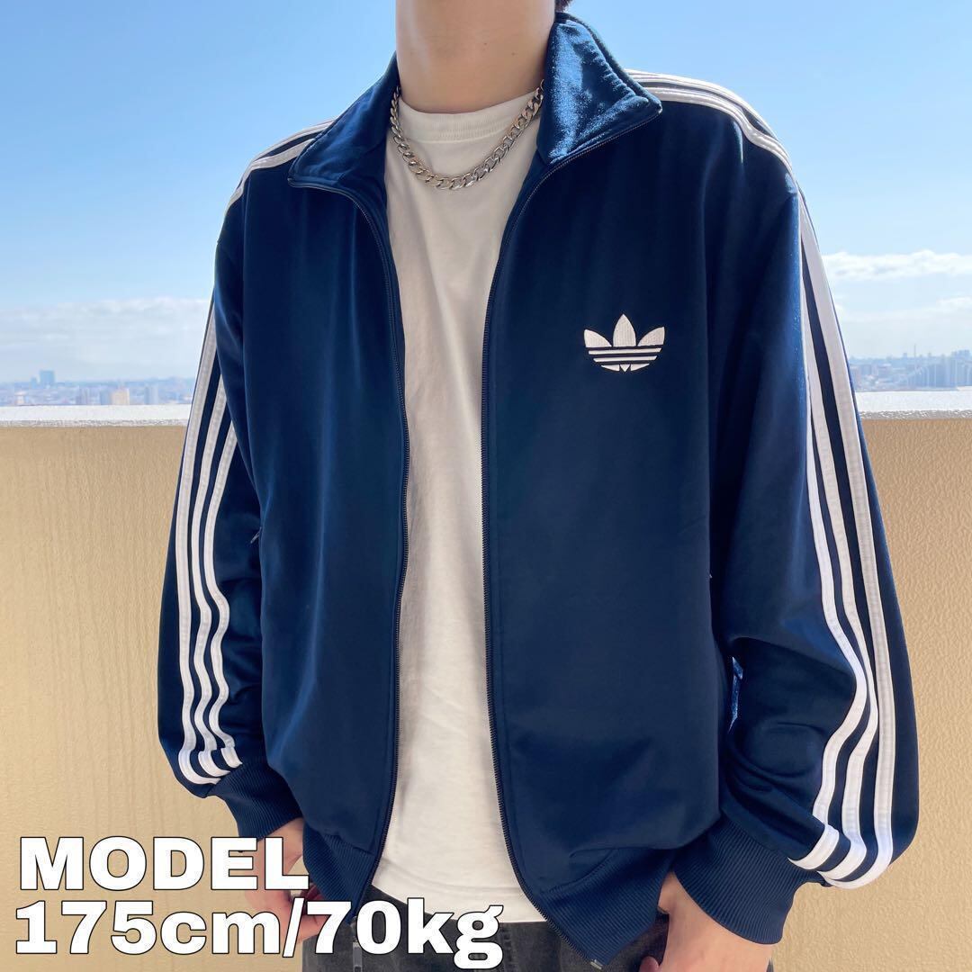 詰替え adidasアディダス トレフォイルロゴ刺繍トラックジャケット