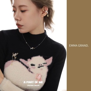 星を駆ける仔山羊のイヤーカフ　E00644