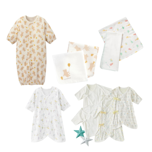 [50-60cm] コンビミニ 新生児10点セット