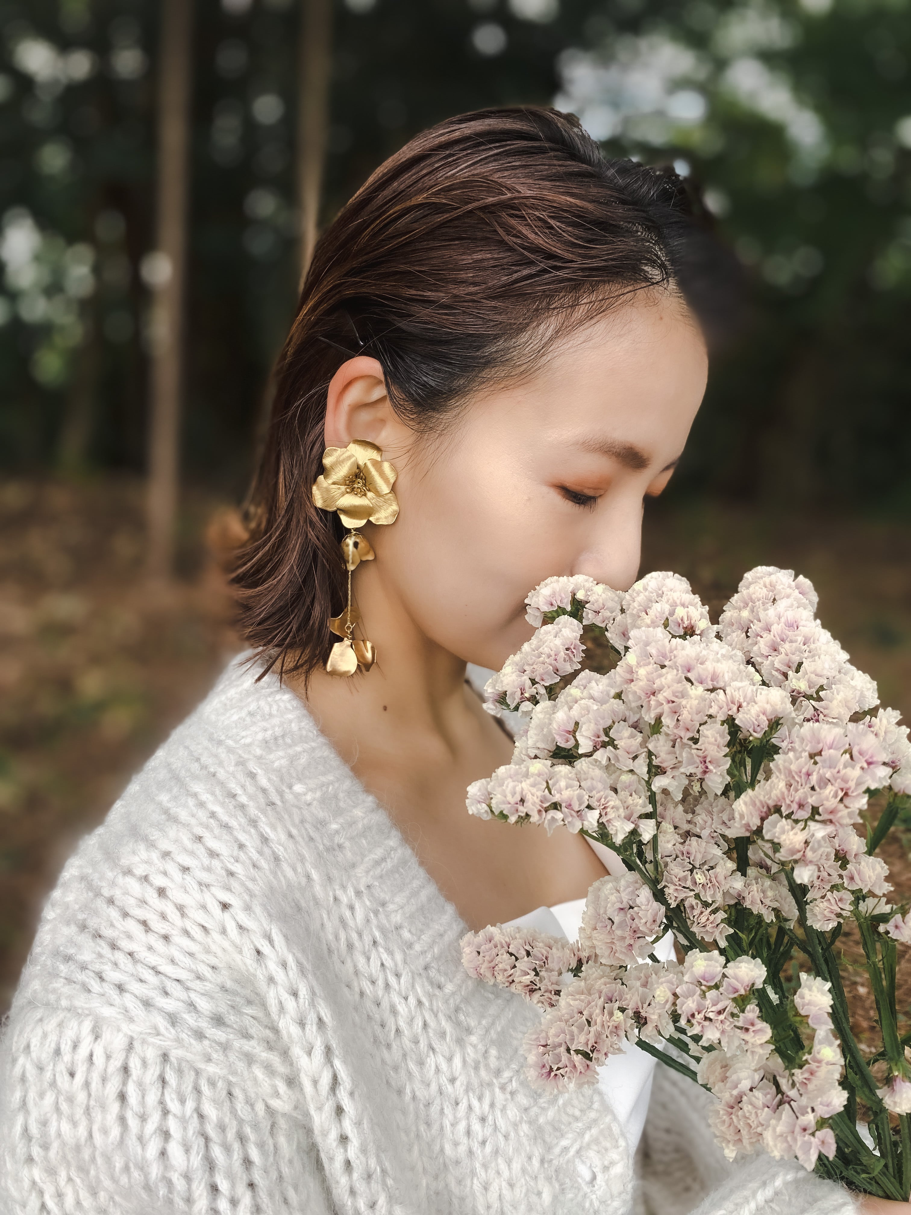 flua 2way flower haired - ヘアアクセサリー