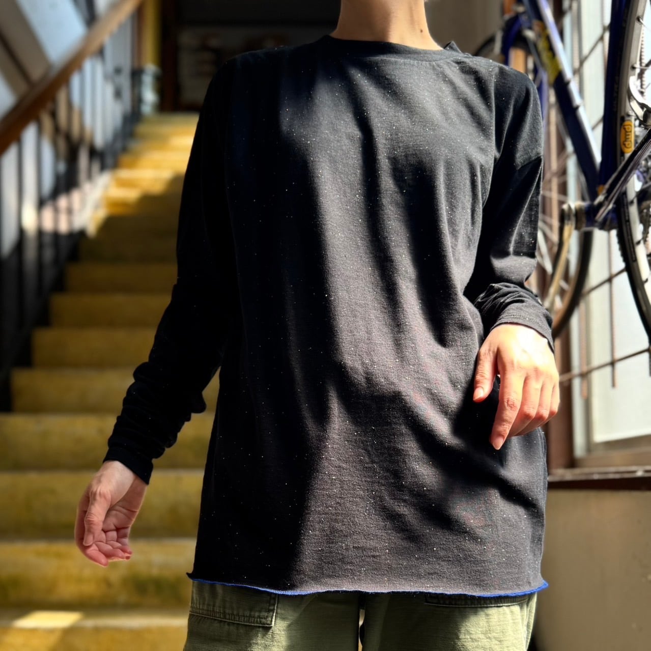 l'telier du savon - カラフルネップ天竺 くしゅ袖Tシャツ | clever