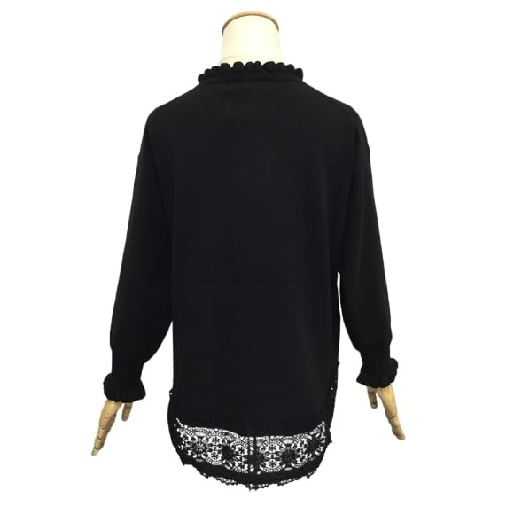 定価38500円2024AW⭐️スーパービューティースタンドフリル衿切替ジャケット スーパービューティー ジャケット タフタ スタンドフリル衿
