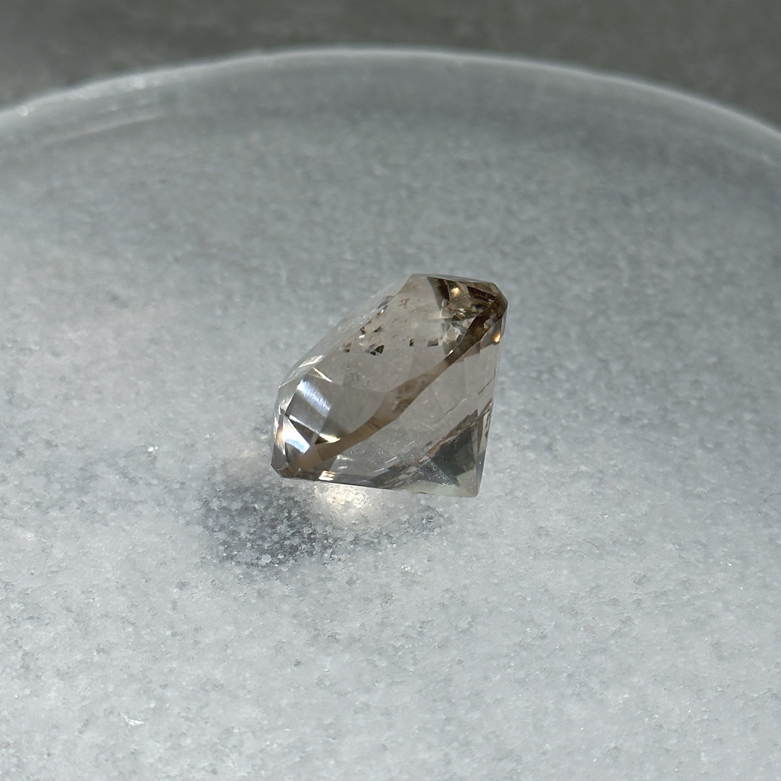 シトリン（黄水晶） ミニダイヤモンドカット01◇ Citrine ◇ 天然石