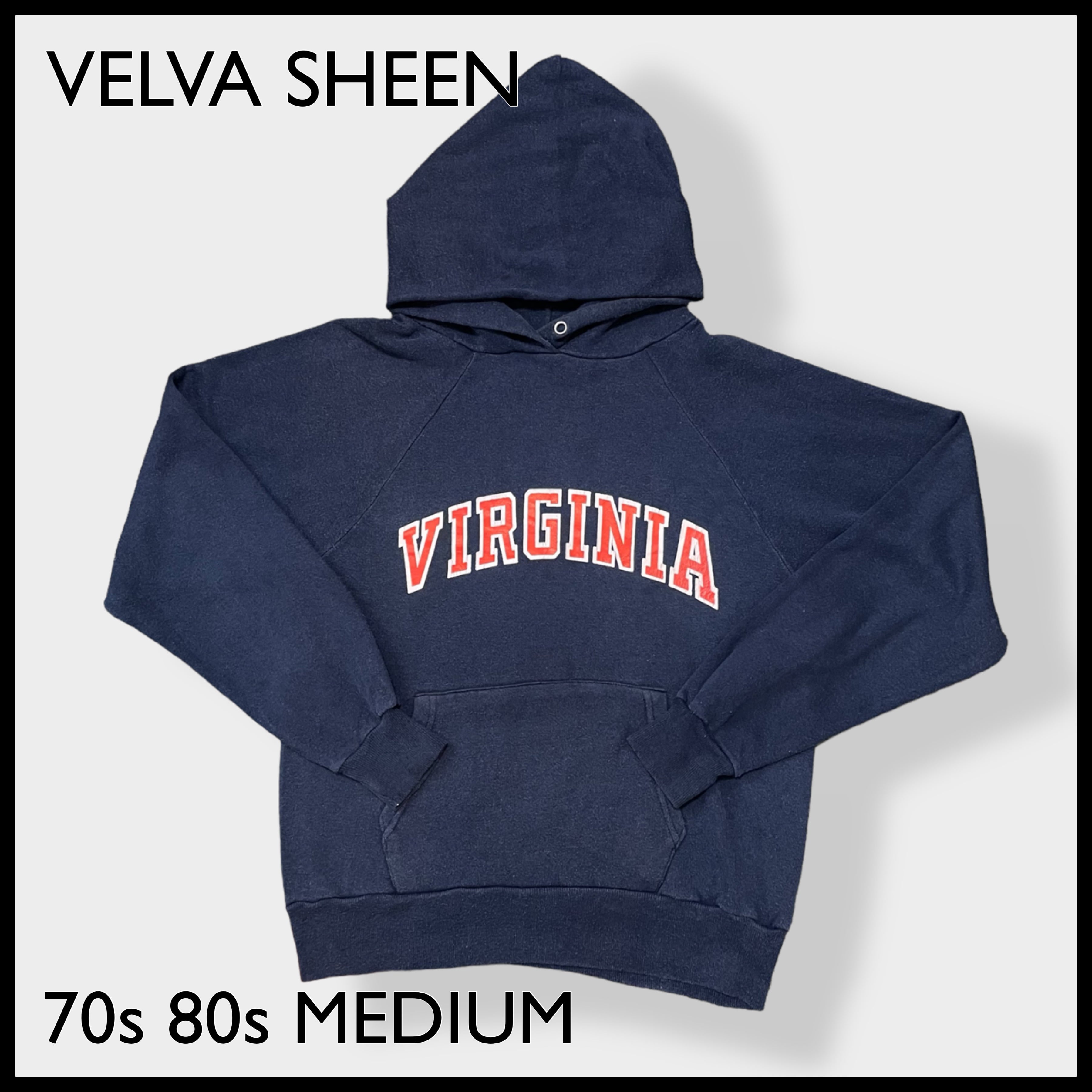 Velva Sheen】70s 80s USA製 カレッジ バージニア大学 VIRGINIA