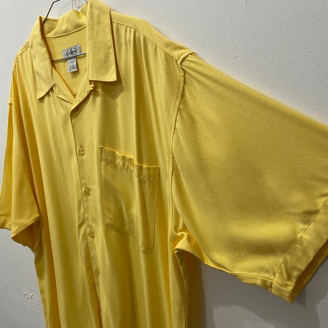 OPEN COLLAR SHIRTS YELLOW