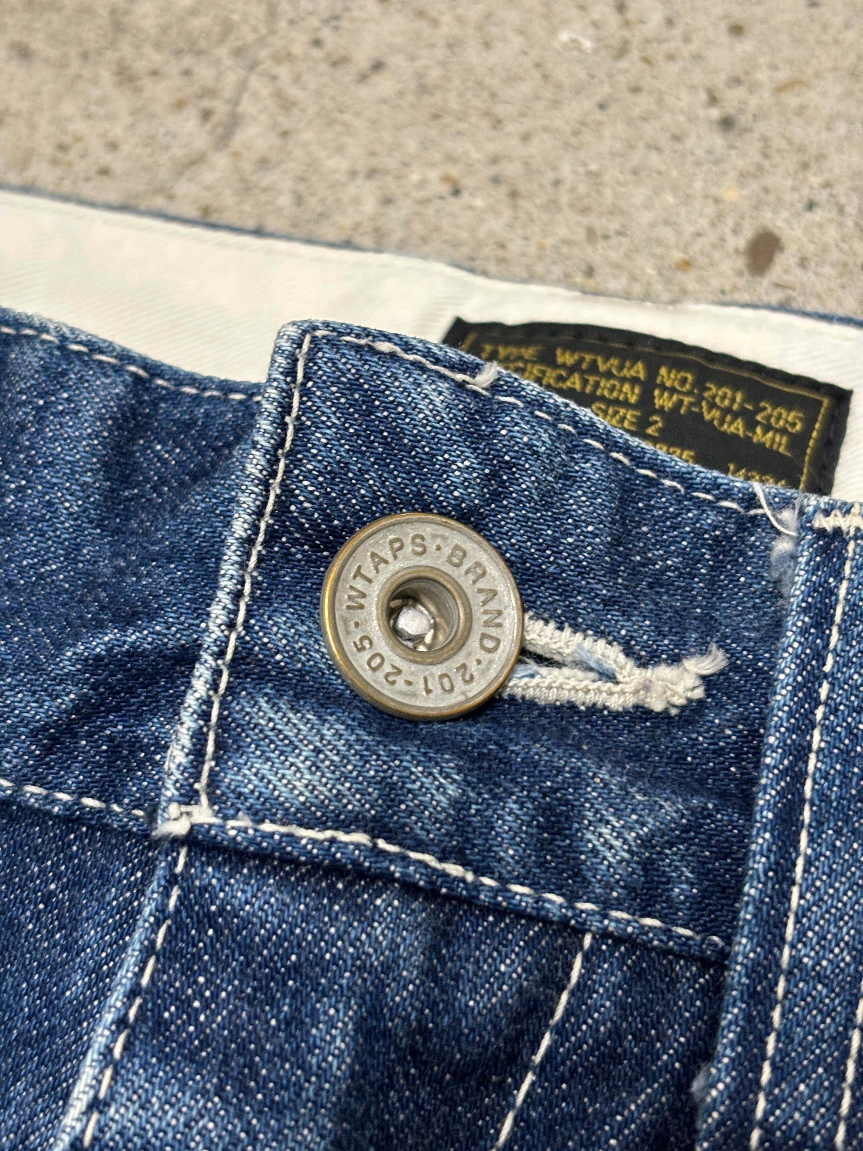 AFFA トラウザーパンツ 青 4ポケット