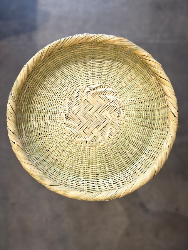 平皿　竹細工　尺皿　30センチ　日本製　