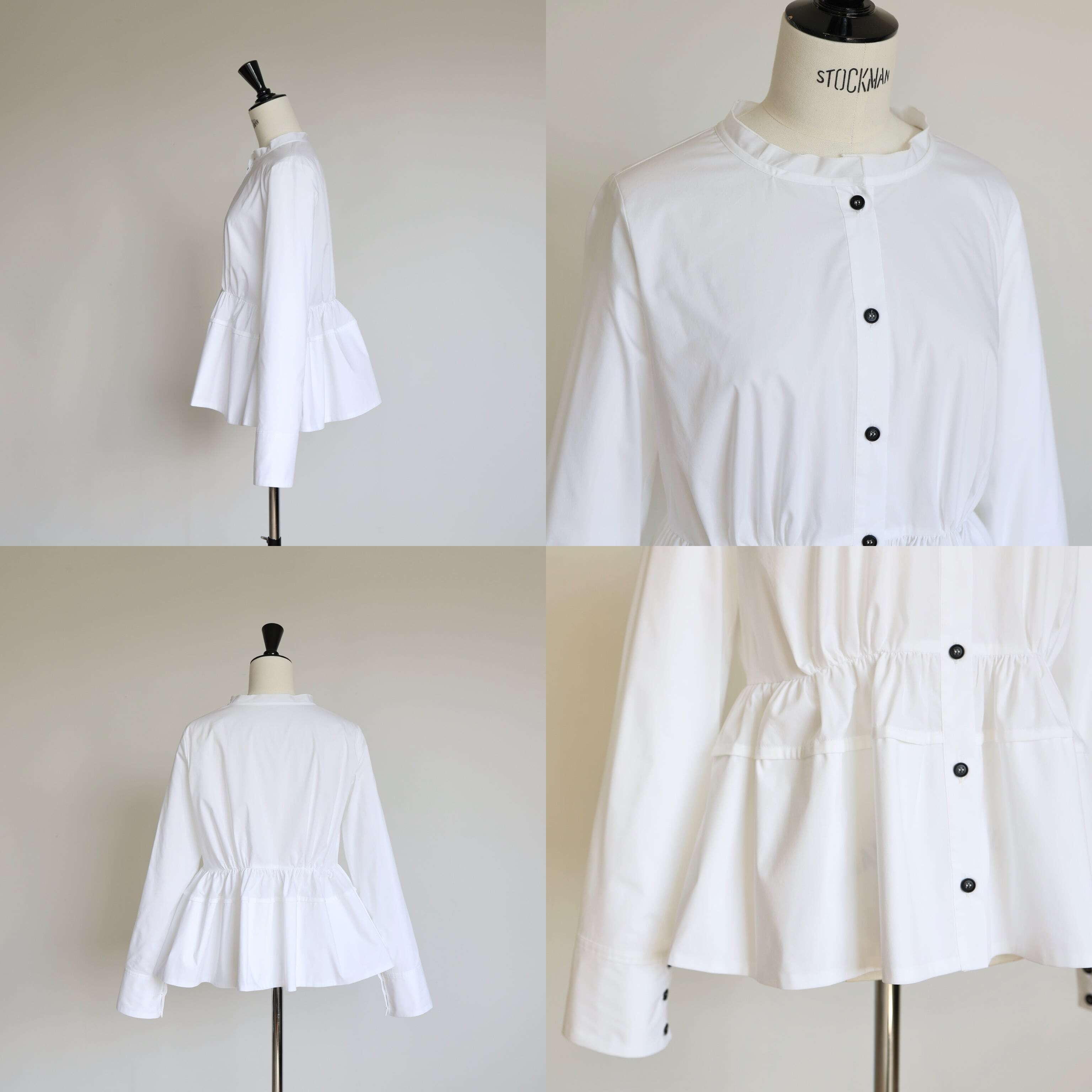 【新品】Gypsohila ジプソフィア/ Tulip Blouse White