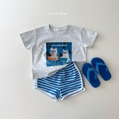 【取寄/韓国直送】Daily bebe 26/SM リトルフレンチTシャツ｜夏服｜韓国子供服