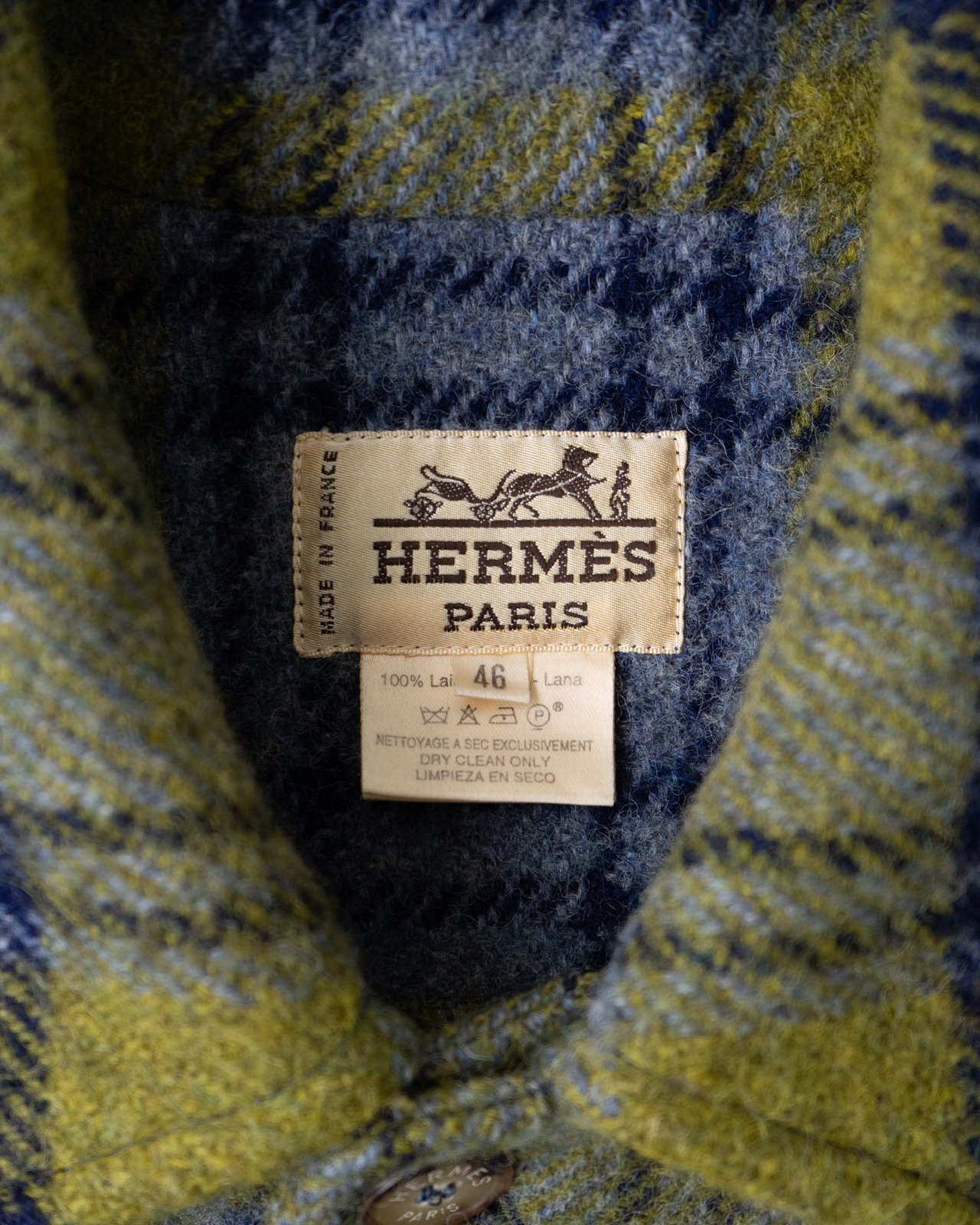 〈Hermès〉Plaid Jacket