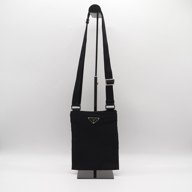 PRADA 三角ロゴ ナイロン ショルダーバッグ ブラック プラダ 付属品付き