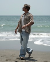 【#Re:room】VINTAGE WASHED WIDE DENIM PANTS［REP299］