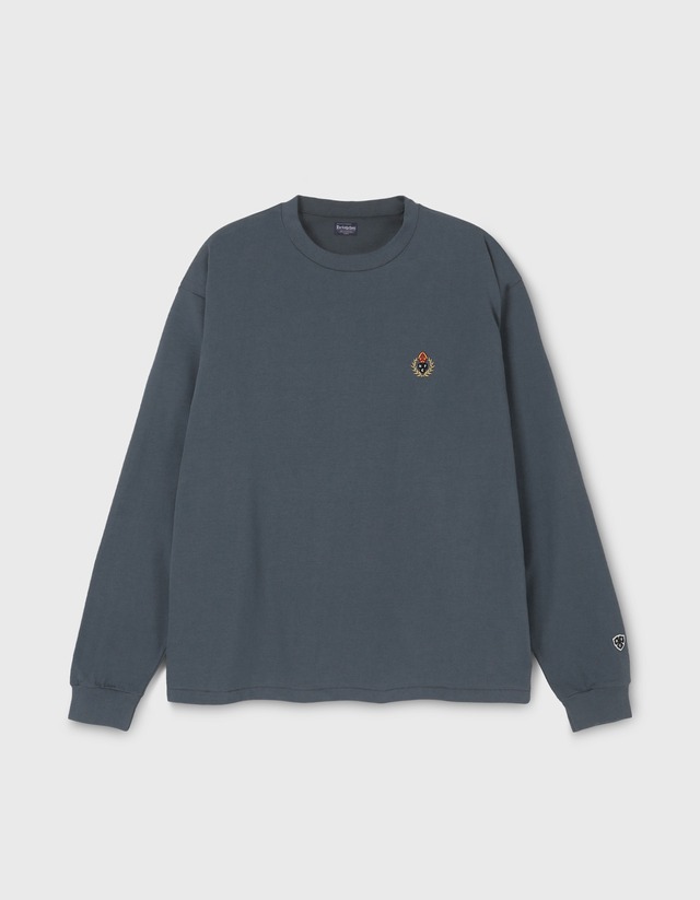 [HERITAGEFLOSS] CREST 15S LONG SLEEVE / Navy 正規品 韓国ブランド 韓国通販 韓国代行 韓国ファッション heritage floss ヘリテイジ・フロース 日本