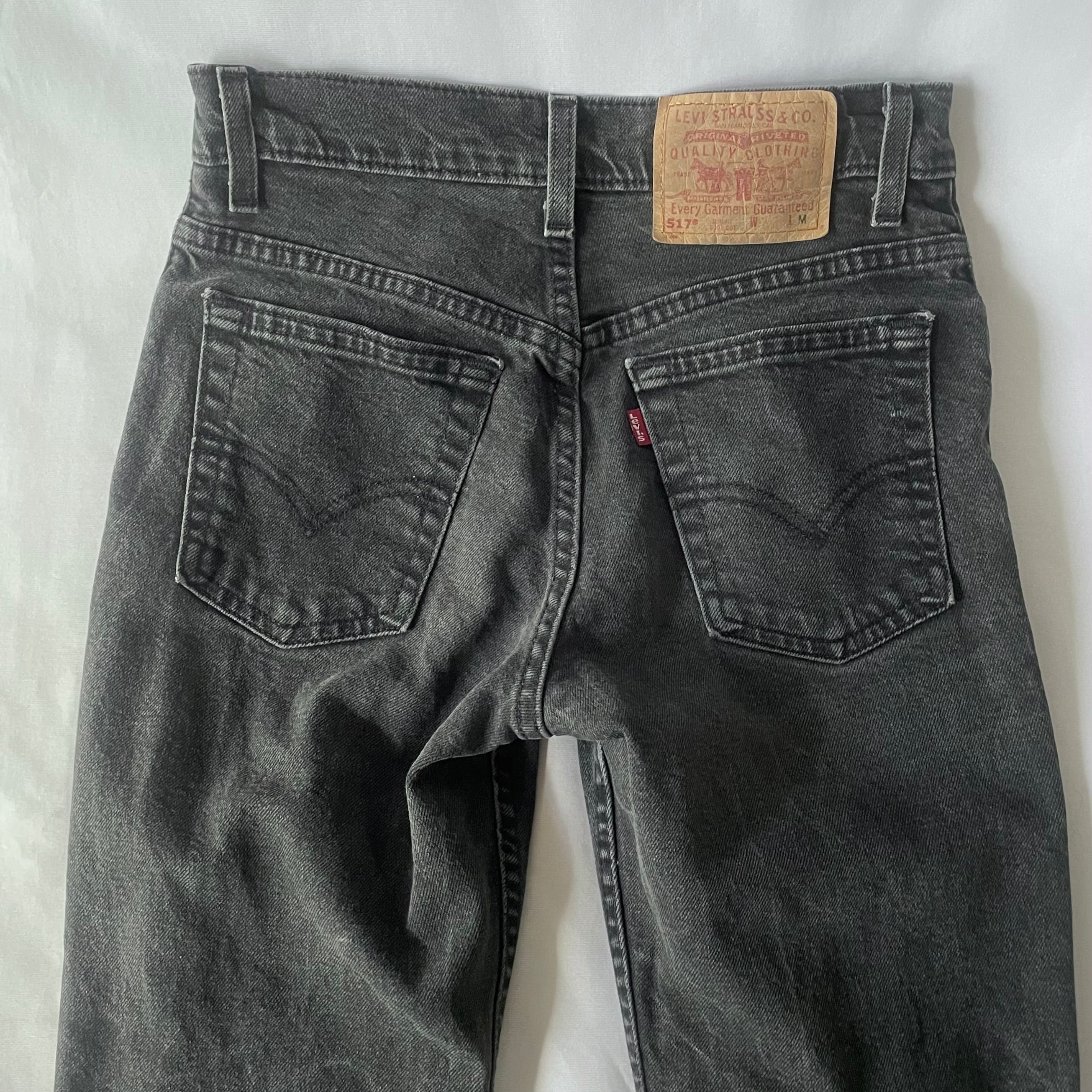 Made in USA Levi's 517 black denim pants アメリカ製リーバイス先