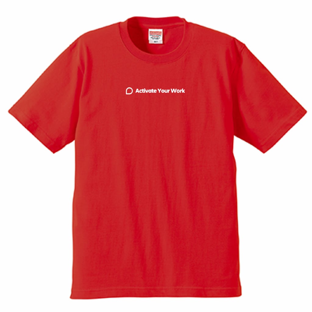 Activate Your Work Tシャツ（Red）の画像