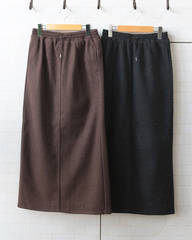 【hunch】ニットソーナロースカート　(251117)