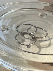 Zirconia stone ring