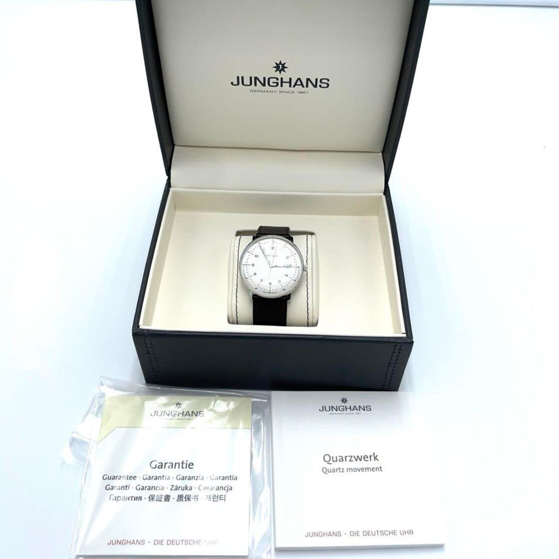ほぼ新品同様！【超美品】JUNGHANS ユンハンス マックスビル 腕時計 41 