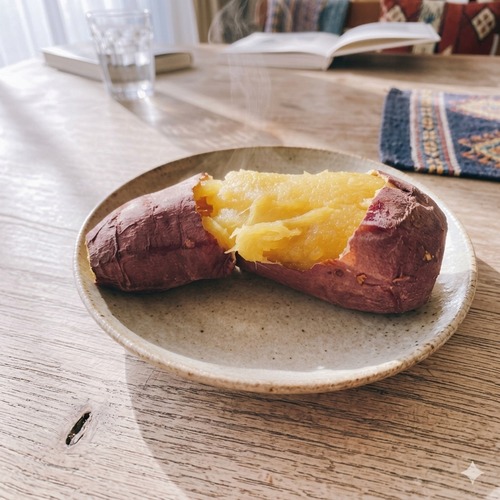 季節の焼きいも 画像