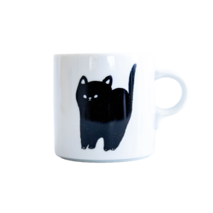 ENNUI MUG -KURO-/マグカップ/ねこ/黒猫/食器