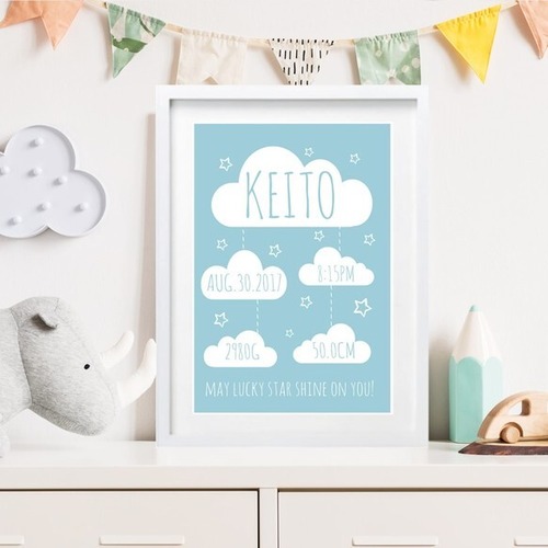 Baby poster#CLOUD sky(A4)