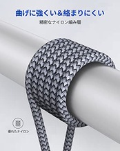 【2m 2本】USB C ケーブル 100W PD対応 5A急速充電 USBC & USB-C ケーブル 高耐久 Galaxy S25 S25 Ultra S24 S23 S22、iPhone 15 15 Pro、MacBook Air/Pro、iPad、Pixel等Type-C機種対応(イヤホンに非対応)