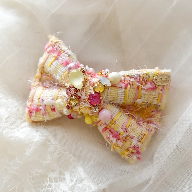 1【バレッタ】Couture Ribbon〔LINTON〕