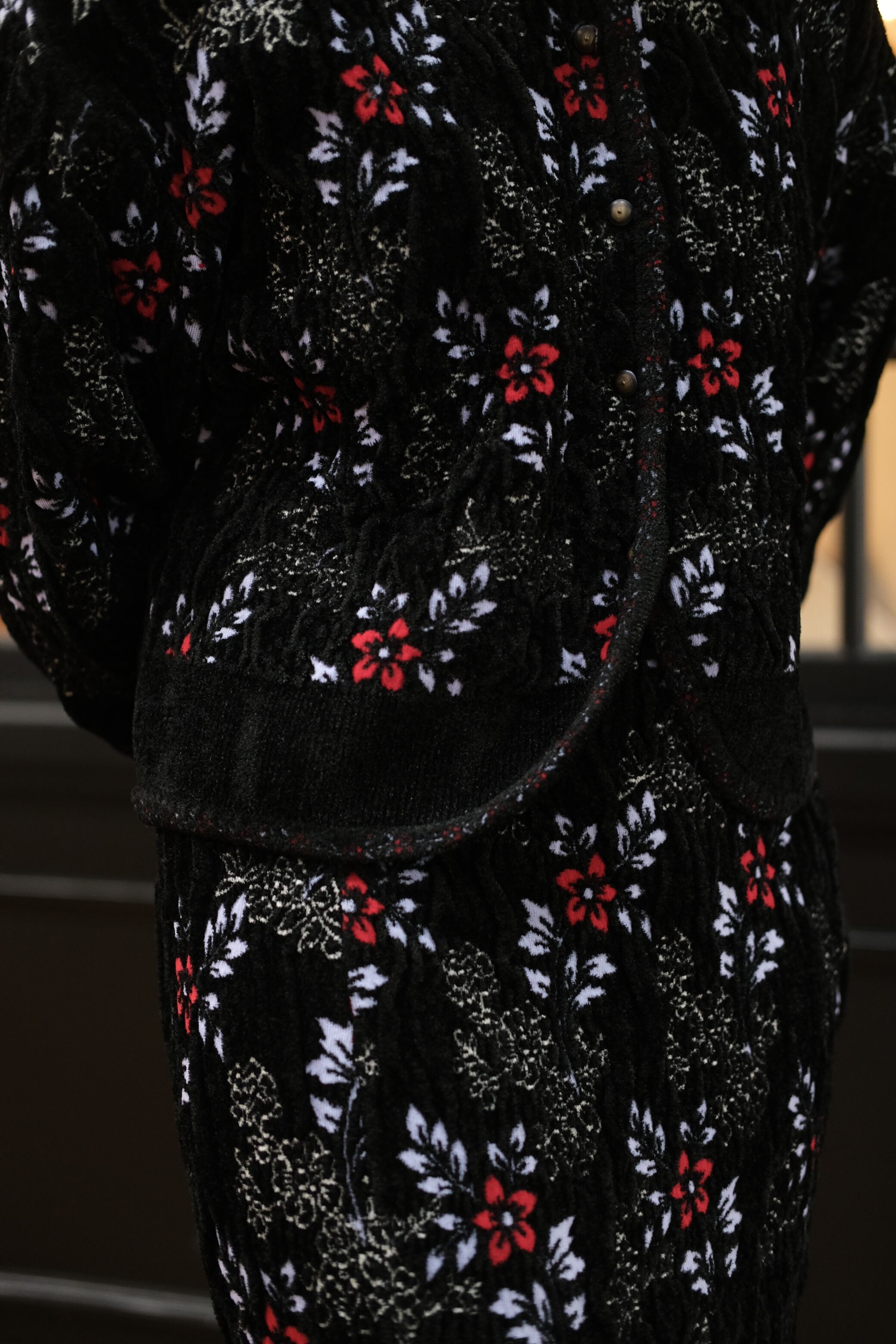 Mame Kurogouchi】MM25FW-KN062 -black- | loop