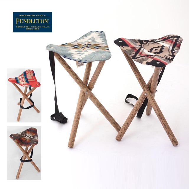 PENDLETON [ペンドルトン] Tripod Stool [19801915]  トリポッドスツール・三脚チェア・スツール・小さいイス・アウトドア・キャンプ・ピクニック・MEN'S/LADY'S [2023SS]