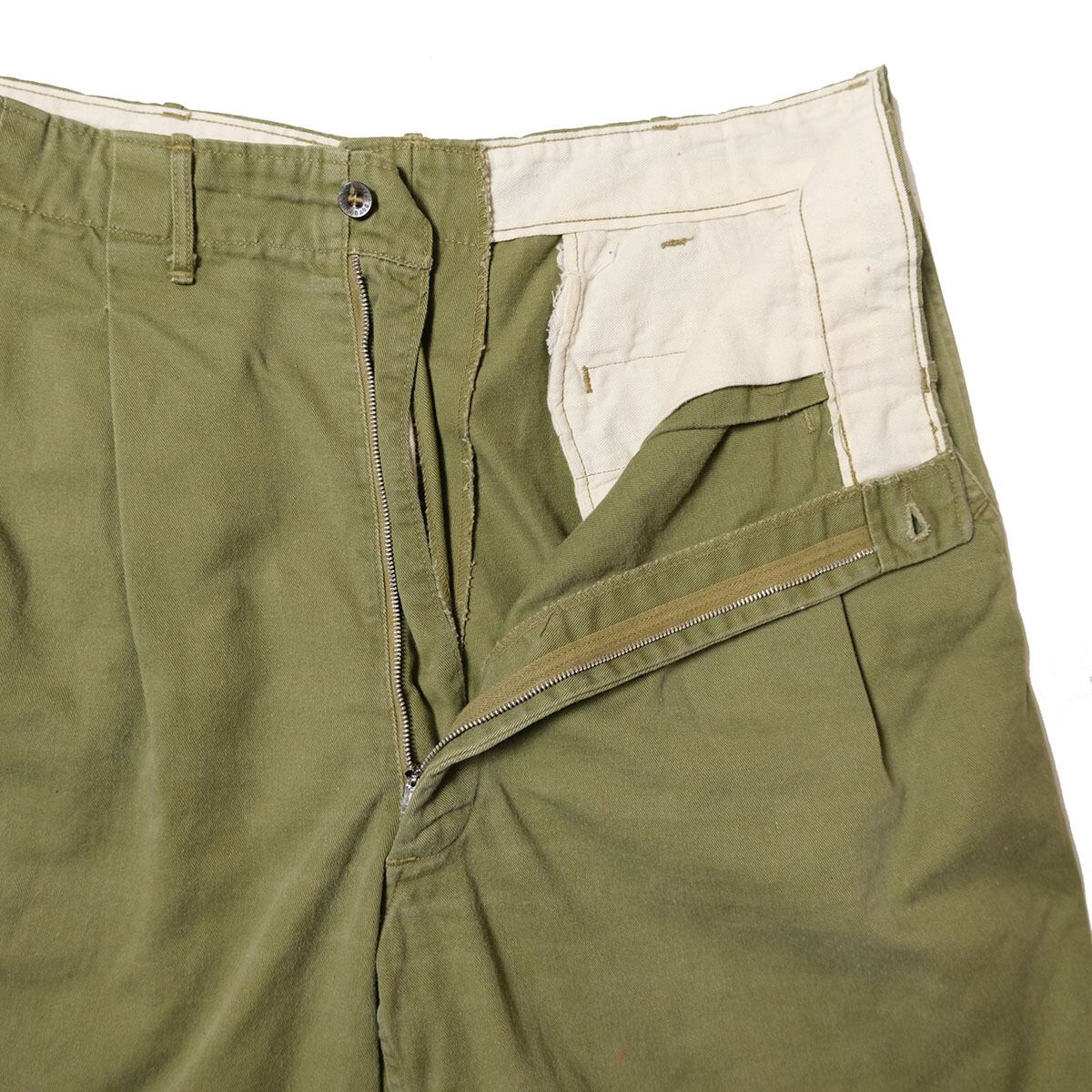 60s vintage ボーイスカウト コットン パンツ メンズ Lサイズ相当 希少