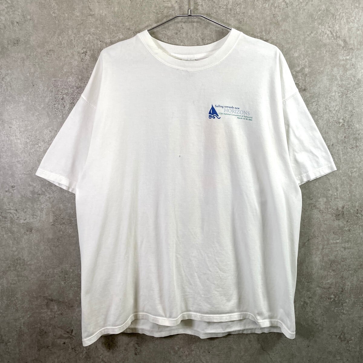 00年代 MASTERCARD マスターカード 企業ロゴ プリントTシャツ メンズXL