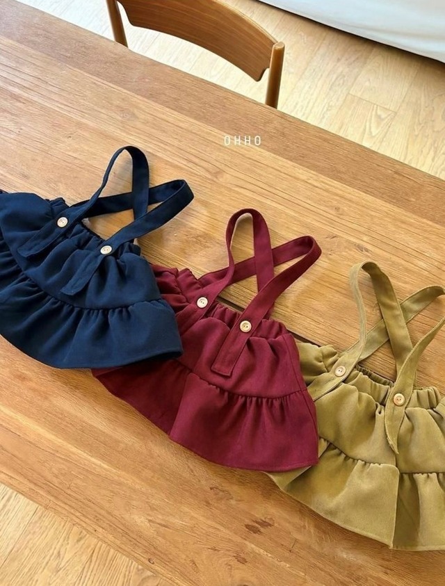 【先行〆9/23 23:59 5%OFF】2675 suspenders skirt / OHHO