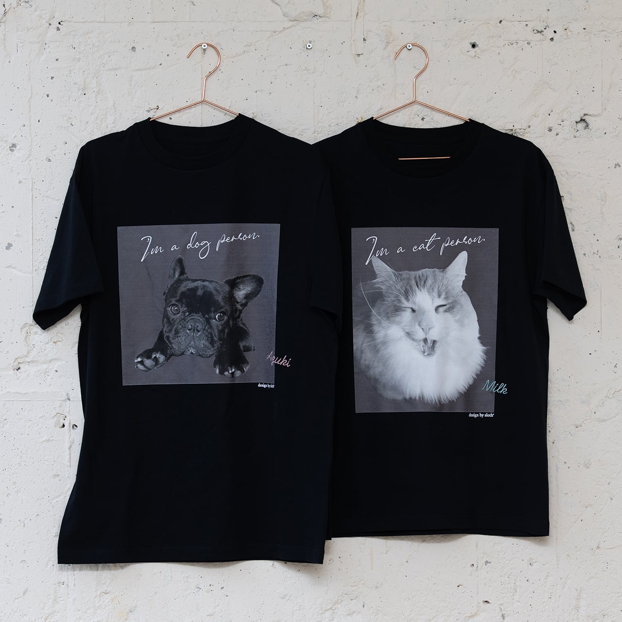 ペット オリジナルTシャツ ブラック】デザイン オリジナル プリント