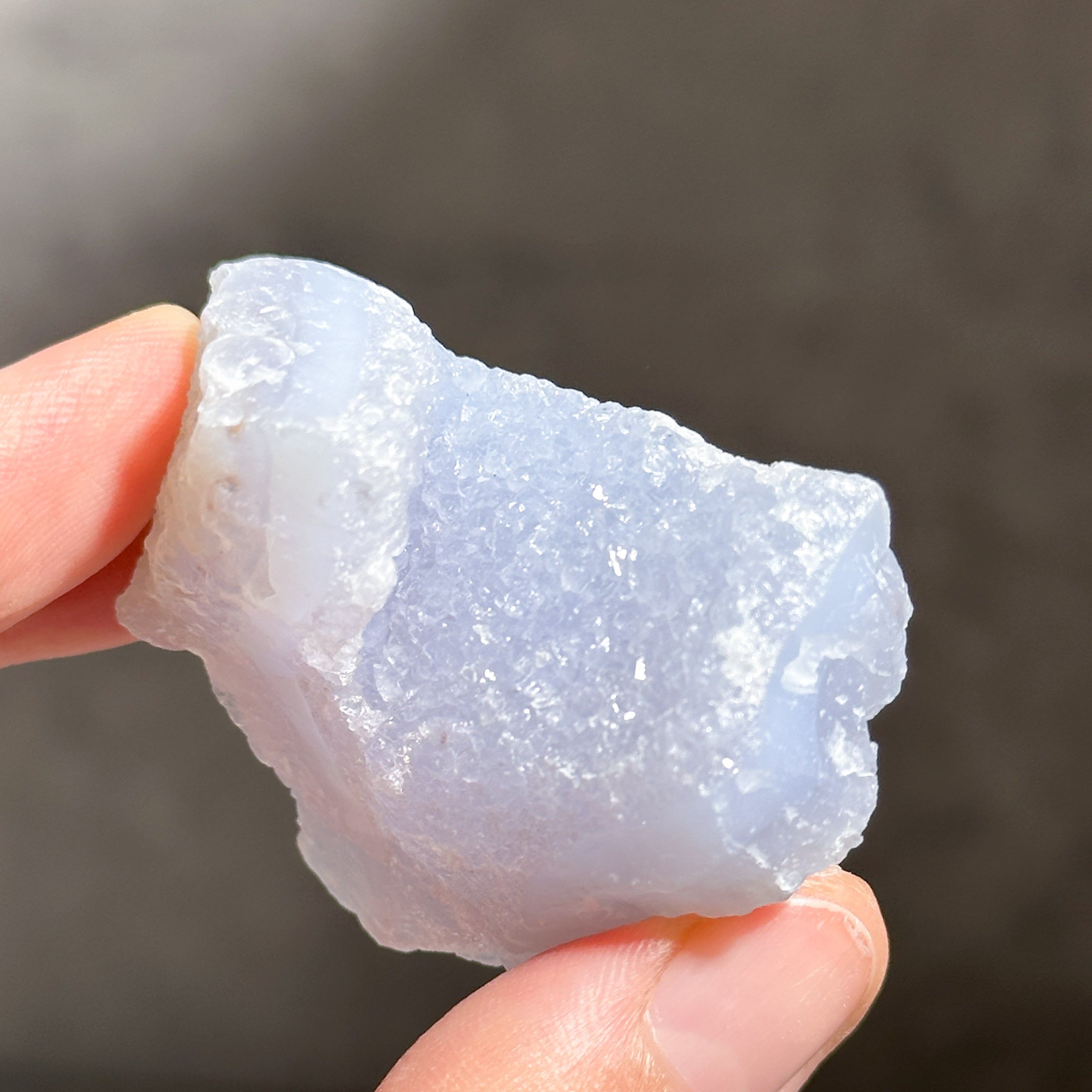 ブルーカルセドニー 原石15◇ Blue Chalcedony ◇天然石・鉱物
