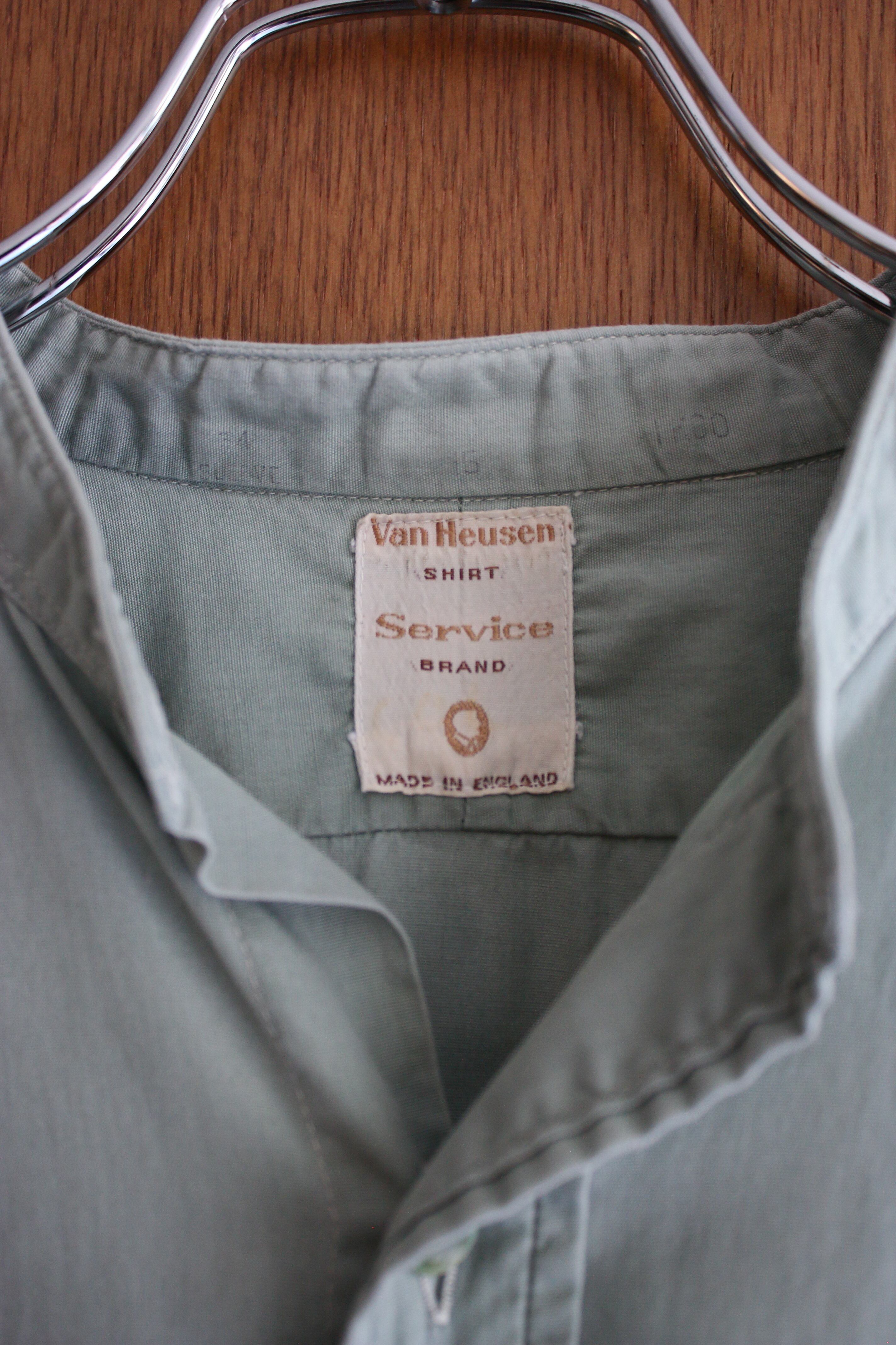 60s Van Heusen オフィサーシャツ　Made in ENGLAND