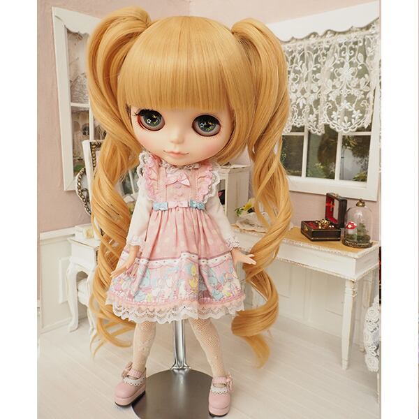 クラッシックドール ブライス ウィッグ スパイラルツーテール HK 10インチ/ドール Blythe