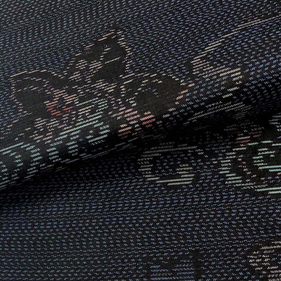 超歓迎 IS212 本場大島紬 泥染め 正絹 広襟 袷 裄68 トールサイズ 着物